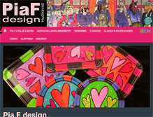 Tablet Screenshot of piafdesign.com